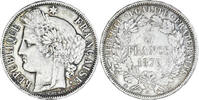 France 5 Francs Coin, Cérès, Paris, Silver, KM:819 -