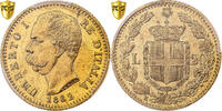 Italy 20 Lire Umberto I, Rome, Gold, PCGS, KM:21 -