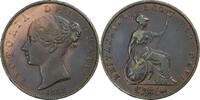 Great Britain 1/2 Penny Victoria, London, Copper, KM:726 -