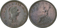 Great Britain 1/2 Penny George III, Copper, KM:662 -