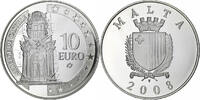 Malta 10 Euro Auberge de Castille, BE, Utrecht, Silver -