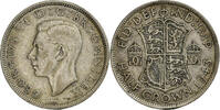 Great Britain 1/2 Crown George VI, Silver, KM:856 -
