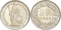 Switzerland 2 Francs Bern, Silver, KM:21 -