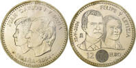 Spain 12 Euro Juan Carlos I, Madrid, Silver, KM:1069 -