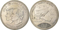 Spain 12 Euro Juan Carlos I, Madrid, Silver, KM:1129 -