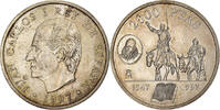 Spain 2000 Pesetas Juan Carlos I, Madrid, Silver, KM:999 -