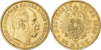 German States 20 Mark PRUSSIA, Wilhelm I, Berlin, Gold -