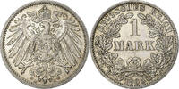 German Empire Mark Wilhelm II, Berlin, Silver, KM:14 -