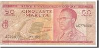 Congo Democratic Republic 50 Makuta Banknote, 1970-01-21, KM:11a -