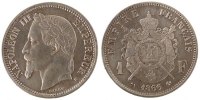 France Franc Coin, Napoleon III, Napoléon III, Bordeaux -
