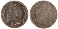 France Franc Coin, Napoleon III, Napoléon III, Bordeaux -