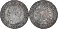 France 2 Centimes Coin, Napoleon III, Napoléon III, Bordeaux -