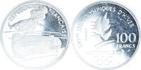 France 100 Francs Coin, Alberville 92 be, Silver, KM:981 -