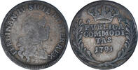 ITALIAN STATES 3 Tornesi Coin, NAPLES, Ferdinando IV, Naples -