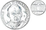 Vatican 1000 Lire Coin, VATICAN CITY, John Paul II, FDC, Silver -
