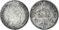 France 20 Centimes Coin, Napoleon III, Strasbourg, Silver -