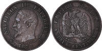 France 2 Centimes Coin, Napoleon III, Napoléon III, Bordeaux -