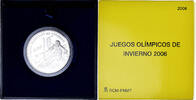 Spain 10 Euro Madrid, JO 2006 de Turin.BE, Silver -