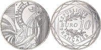 France 10 Euro Coq, Silver, Gadoury:EU727 -