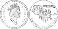 Canada Dollar Coin, Elizabeth II, Royal Canadian Mint, Ottawa, BE -