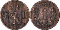Norway Ore Coin, Oscar II, Bronze, KM:352 -