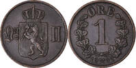Norway Ore Coin, Bronze, KM:352 -