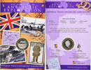 South Georgia and the South Sandwich Islands 2 Pounds Coin, Pobjoy Mint -