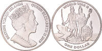 BRITISH VIRGIN ISLANDS Dollar Coin, Franklin Mint, 2ème guerre -