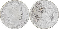 United States Half Dollar Coin, Barber Half Dollar, U.S. Mint -