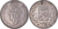 France 5 Francs Coin, Charles X, Marseille, Silver -