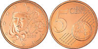France 5 Euro Cent BU, Copper -