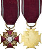 Poland Medal Croix du Mérite pour Bravoure, Classe Or, Excellent Quality -