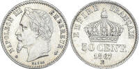 France 50 Centimes Coin, Napoleon III, Napoléon III, Strasbourg -