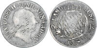 German States 6 Kreuzer Coin, BAVARIA, Maximilian IV, Josef -