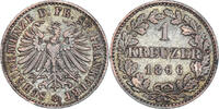German States Kreuzer Coin, FRANKFURT AM MAIN, Billon -