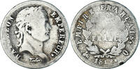 France 1/2 Franc Coin, Napoléon I, Perpignan, Silver -