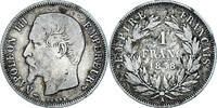 France Franc Coin, Napoleon III, Napoléon III, Paris -