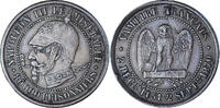 France Module de 5 Centimes Coin, Napoleon III, Paris, Satirique -