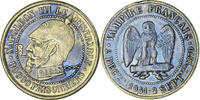 France 5 Centimes Coin, Napoleon III, Satirique, Brass -