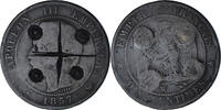 France 10 Centimes Coin, Napoléon III, Lille, Satirique -