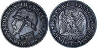 France 5 Centimes Coin, Napoleon III, Paris, Satirique -