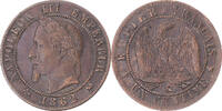 France Centime Coin, Napoleon III, Napoléon III, Bordeaux -
