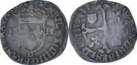 France Douzain aux deux H Coin, Henri IV, Lyon, 2nd type -