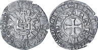 France Maille Blanche Coin, Charles IV, Silver -