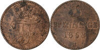 German States 3 Pfennig MECKLENBURG-SCHWERIN, Friedrich Franz II -