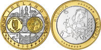 Ireland Medaille L'Europe, Silver Plated Copper -