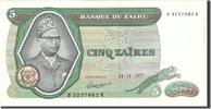 Zaire 5 Zaïres Banknote, 1977-11-24, KM:21b -