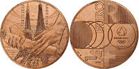 France 1/4 Euro Sport Handover Tokyo-Paris, Paris, Copper -