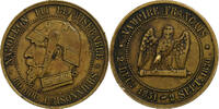 France 5 Centimes Napoleon III, Paris, Satirique, Bronze -