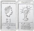 Solomon Islands Dollar FIFA World Cup Russia, Proof, Silver -